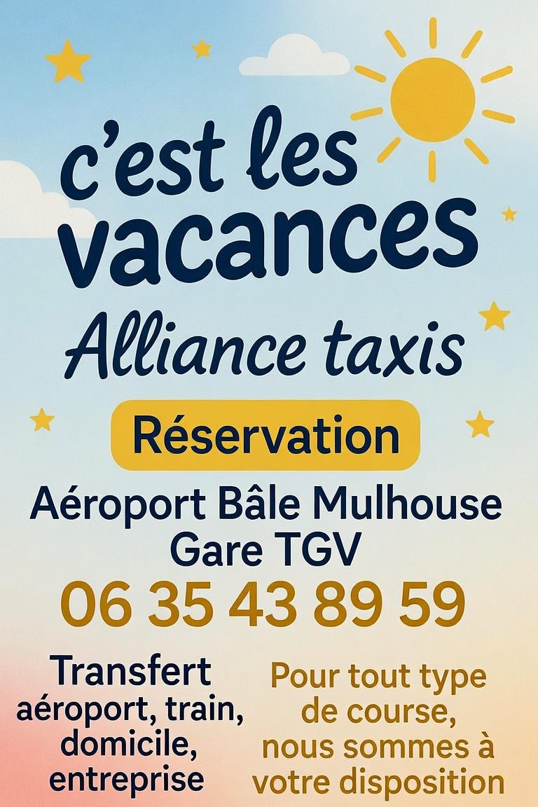 votre départ en vacances en taxi .